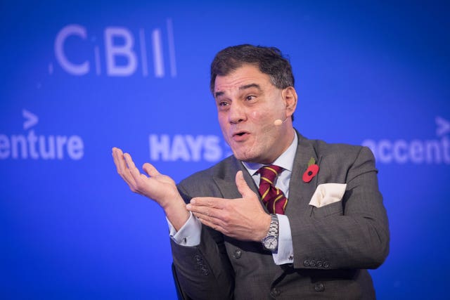 President of the CBI, Lord Karan Bilimoria 