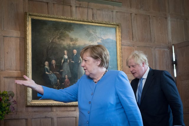 Angela Merkel visit to UK