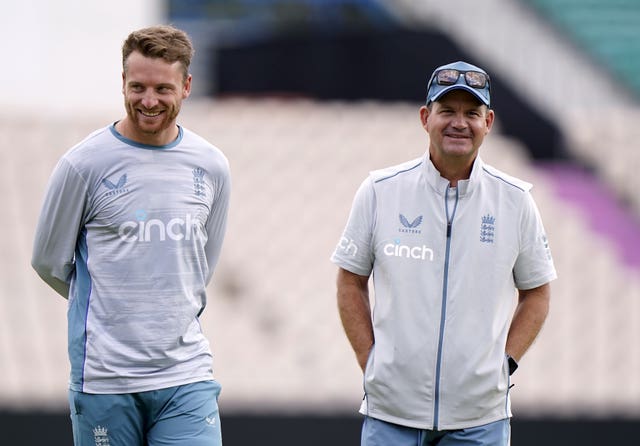 Matthew Mott, right, had unprecedented success with Australia's women's side (Andrew Matthews/PA)