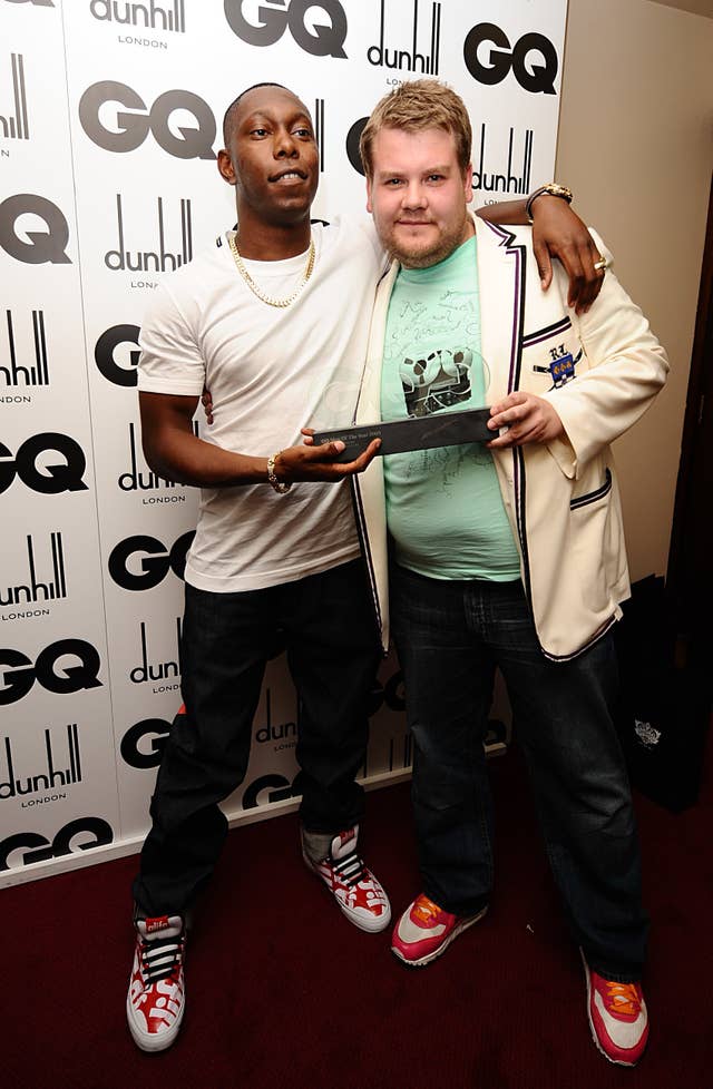 Dizzee Rascal and James Corden 