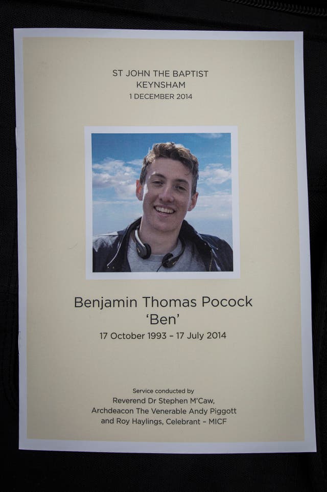 Ben Pocock funeral
