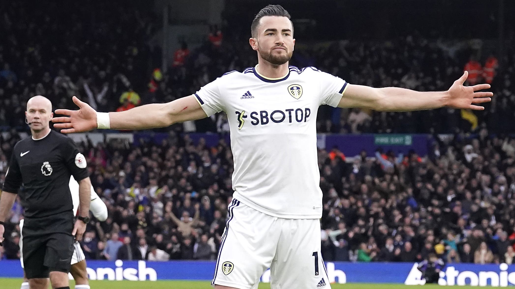 Jack Harrison secured a point for Leeds (Danny Lawson/PA)