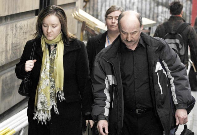 Aneta Kluk and Wladyslaw Kluk, sister and father of murdered of Polish student Angelika Kluk, arrive at Edinburgh High Court