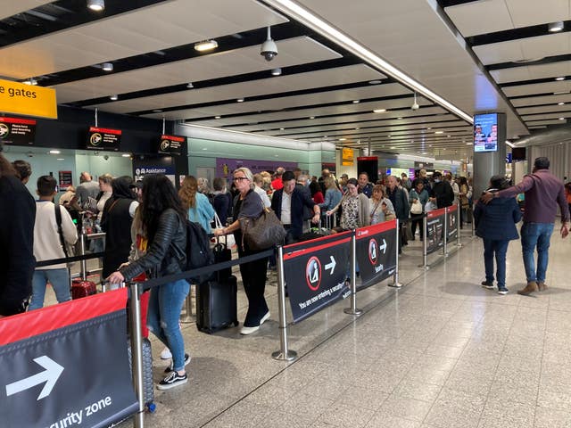 Heathrow queues