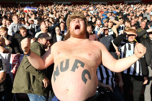 A Newcastle fan
