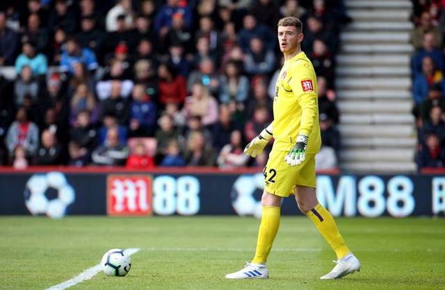 Bournemouth keeper Mark Travers is in line to win another senior international cap