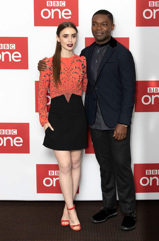 Lily Collins and David Oyelowo