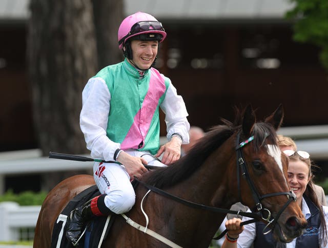 Wendla after winning the Al Shira’aa Racing ‘Mutamakina’ Stakes during the Derby Trials 