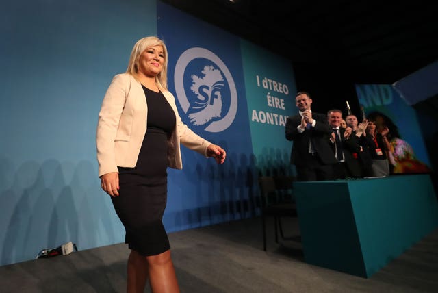 Sinn Fein’s Northern Ireland leader Michelle O’Neill said she does not believe the negotiations had long to go