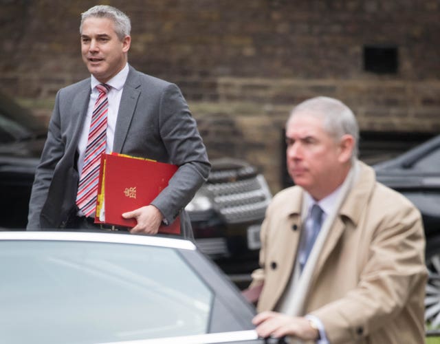 Stephen Barclay and Geoffrey Cox will hold further talks in Brussels with EU negotiator Michel Barnier (Stefan Rousseau/PA)