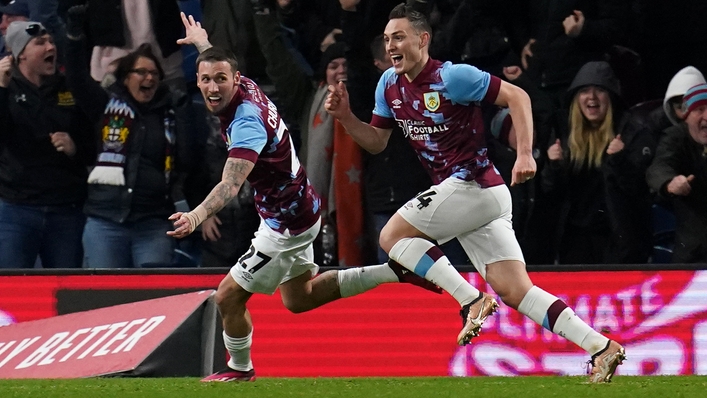 Connor Roberts, right, celebrates his winner (Nick Potts/PA)