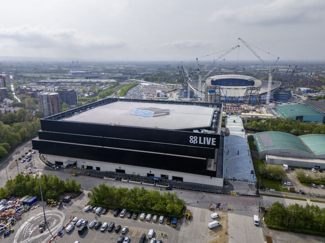 Aerial view of the Co-op Arena