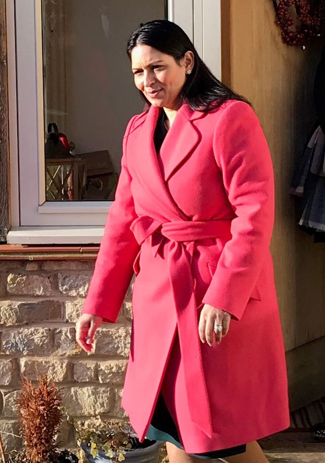 Home Secretary Priti Patel says those found guilty of racially aggravated public order offences will face tough penalties