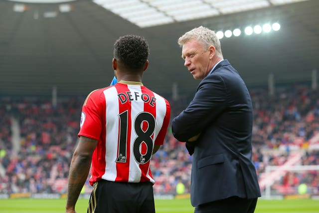 Sunderland hoped Moyes (right) could lead a revival after narrowly avoided relegation the previous season