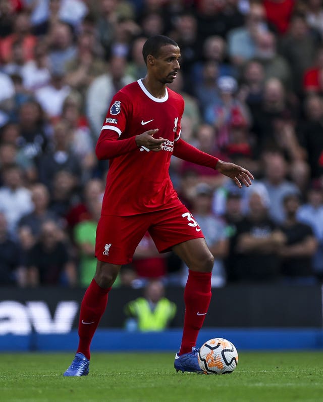 Joel Matip is out for the foreseeable future