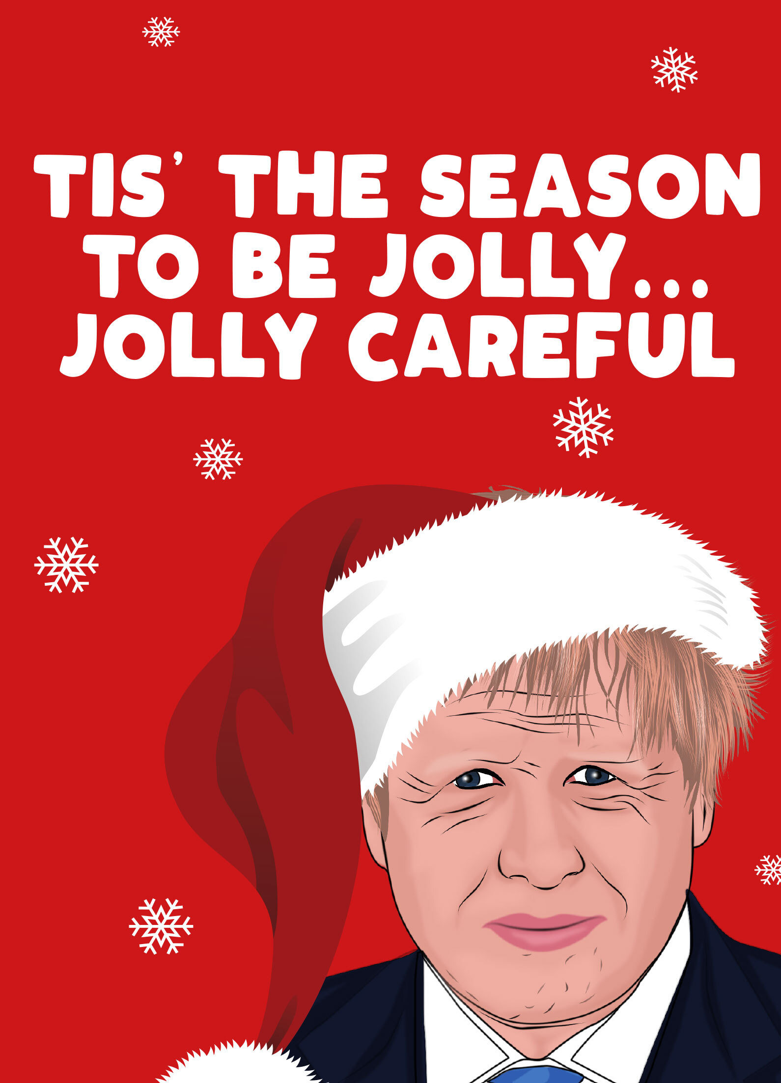 boris johnson christmas hat