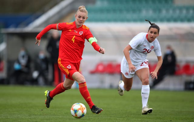 Sophie Ingle (left) in action for Wales (Nick Potts/PA).
