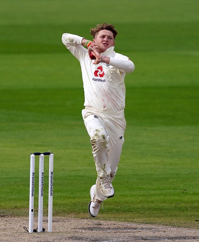 Dom Bess picked up four of 10 wickets that fell to spin on Monday.