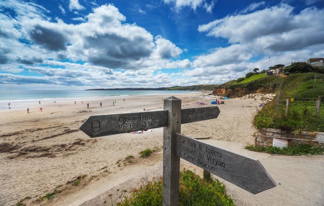 Cornwall was named the nation's top holiday destination 