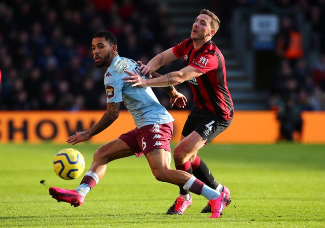 Dan Gosling, right, has made 14 appearances in all competitions for Bournemouth this season