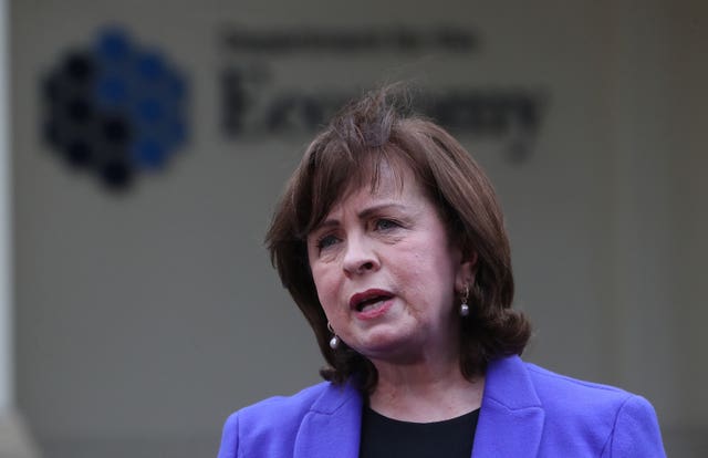 Economy Minister Diane Dodds (Niall Carson/PA)