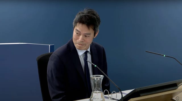 Prof Kevin Fong in tears giving evidence