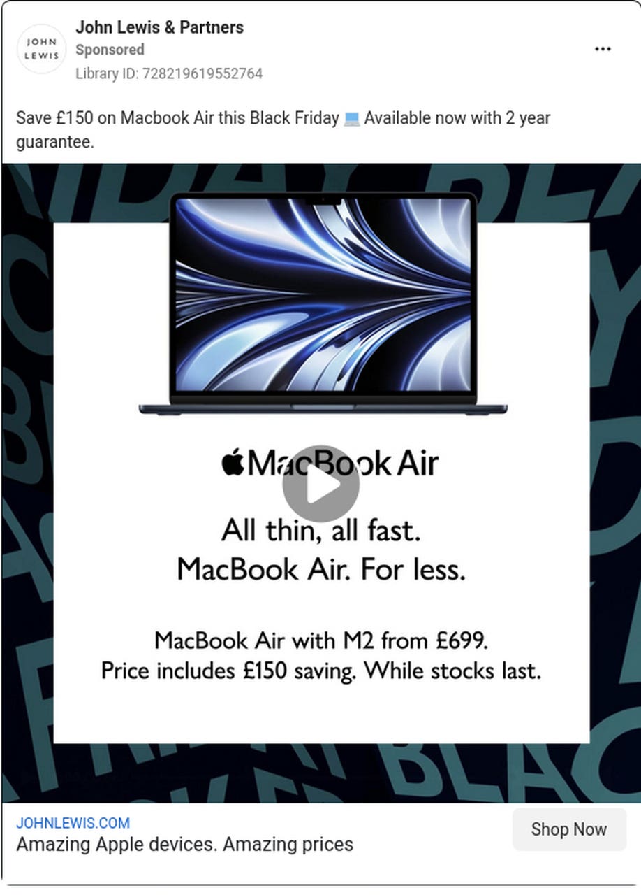 John Lewis, Boots and Debenhams Black Friday deal ads ‘misled shoppers ...