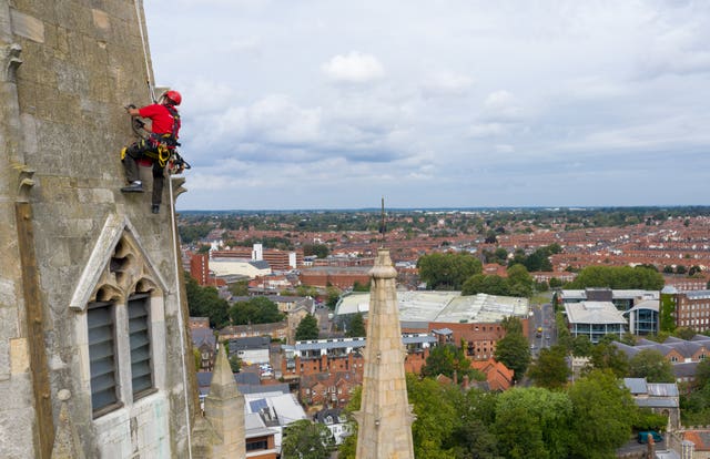 Norwich Cathedral spire restoration
