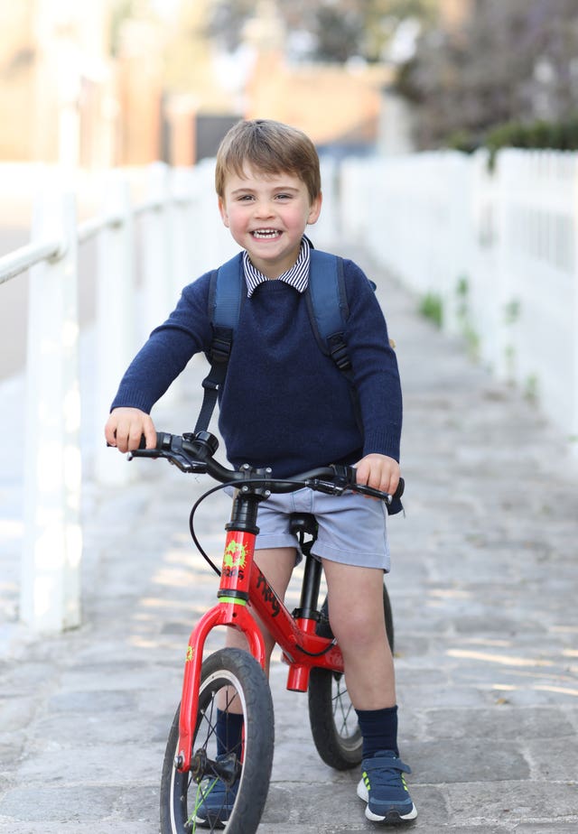 Prince Louis, photographed by his mother, the Duchess of Cambridge, at Kensington Palace 