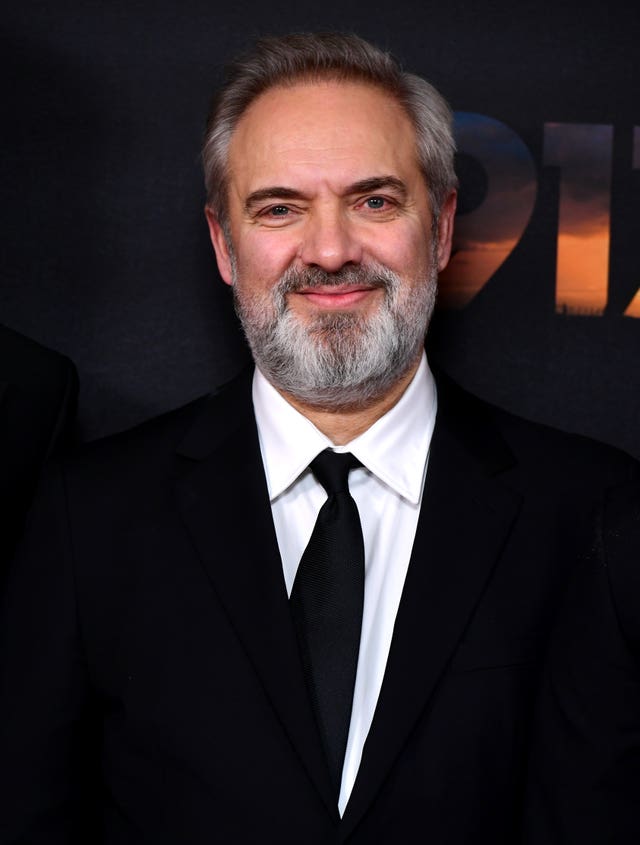 Director Sam Mendes at the 1917 world premiere