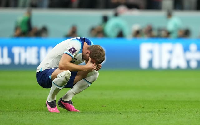 Harry Kane looks dejected