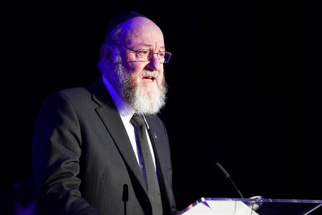 Chief Rabbi Sir Ephraim Mirvis