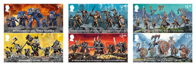 Warhammer stamps