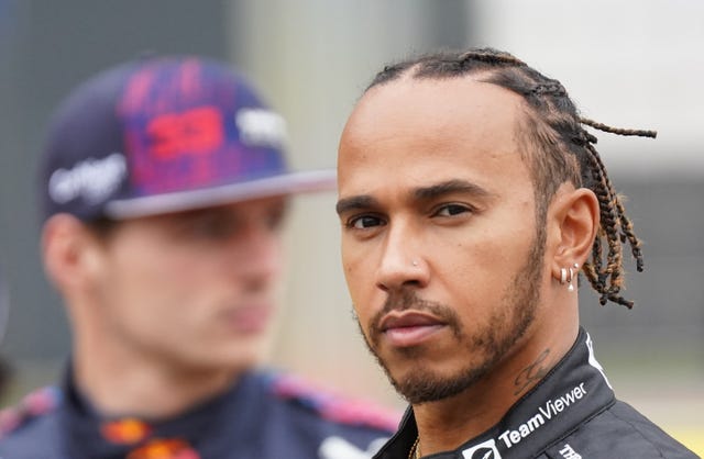 Lewis Hamilton and Max Verstappen