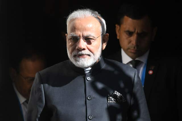 Indian prime minister Narendra Modi (Victoria Jones/PA)