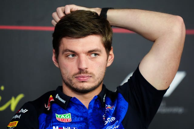 Red Bull driver Max Verstappen 