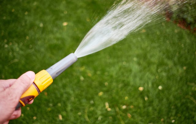 Watering the garden