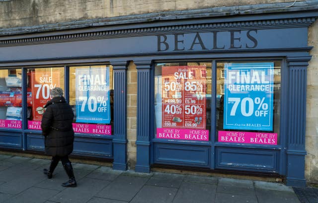 Beales department store in Chipping Norton, Oxfordshire 