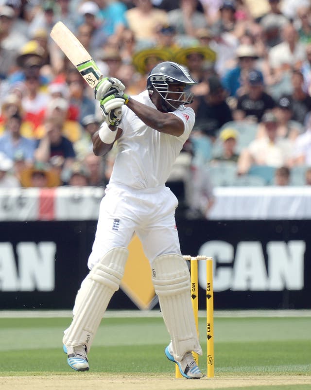 Carberry in action for England during the 2013-14 Ashes Series 