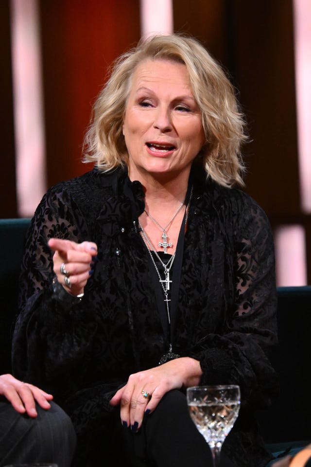 Jennifer Saunders appearing on The Claudia Winkleman Show