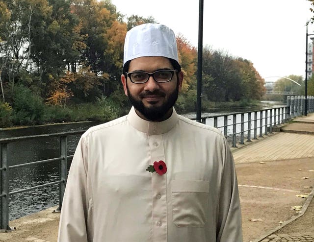 Qari Asim, imam at the Makkah mosque in Leeds (Henry Clare/PA)