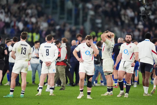 England players react to defeat