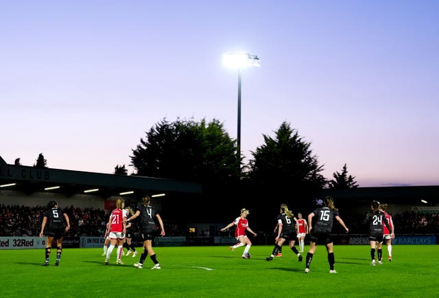 General view of Arsenal v Bristol City in this season's Women’s Super League