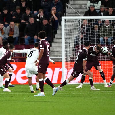 Hearts concede late leveller to draw at home to Nordsjaelland