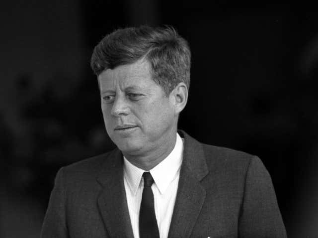 Former US president John F Kennedy (PA)