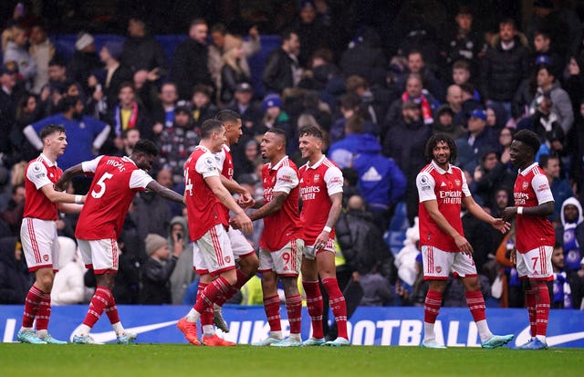 Arsenal celebrate