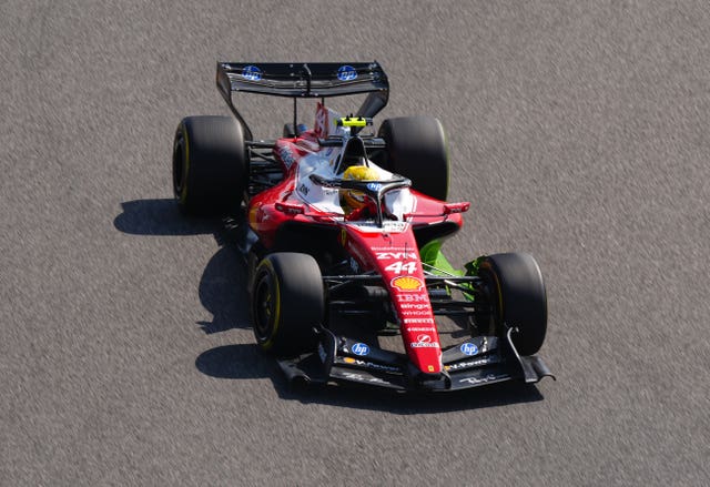 Ferrari's Lewis Hamilton