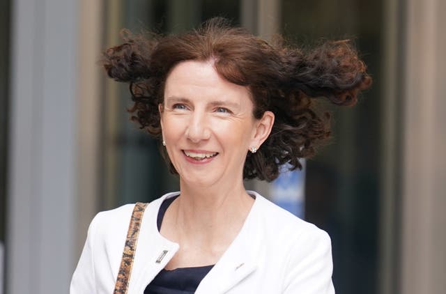 Anneliese Dodds, chairwoman of the Labour Party arrives at BBC Broadcasting House 