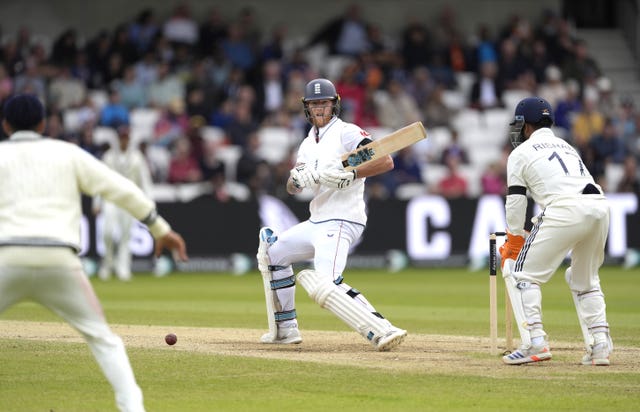 England captain Ben Stokes plays a reverse sweep