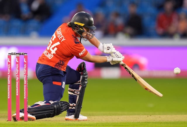 Alice Capsey batting